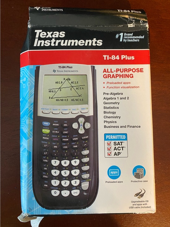 Texas Instruments Other - Texas Instruments TI-84 Plus Graphing Calculator - Black